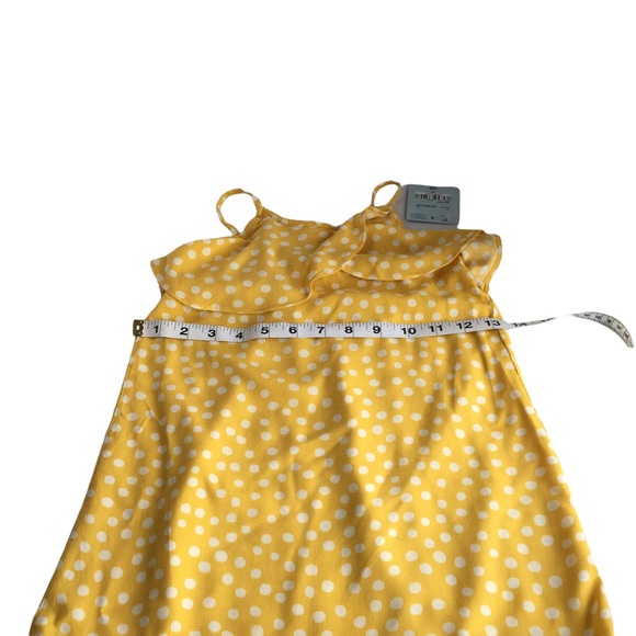 Oakie Dokie Yellow Sun Dress 3T NWT Cute Ruffle on bodice. Ruffle on bottom. - Picture 6 of 10